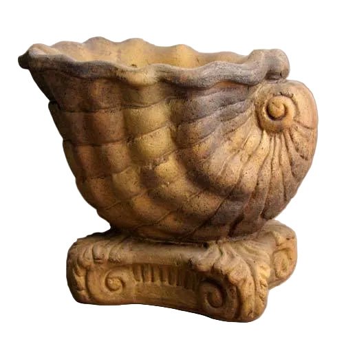 Triton Planter Large Garden Statue (13 - Inch) Side View