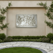 Triumphal Entry Into Babylon Garden Statue (24 - Inch) Side Angle