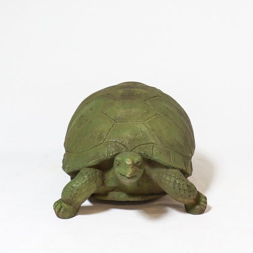 Turtle Garden Statue (12 - Inch) Side View