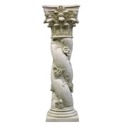 Twisted Rose Pedestal Statue Bf (48 - Inch)