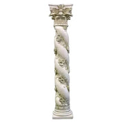 Twisted Rose Pedestal Statue Bf (72 - Inch)