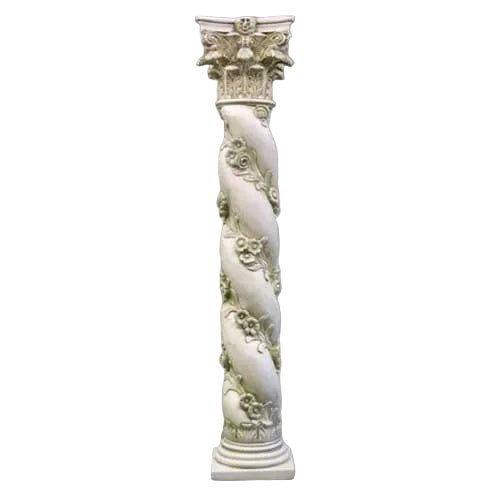 Twisted Rose Pedestal Statue Bf (72 - Inch)