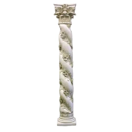 Twisted Rose Pedestal Statue Bf (84 - Inch)