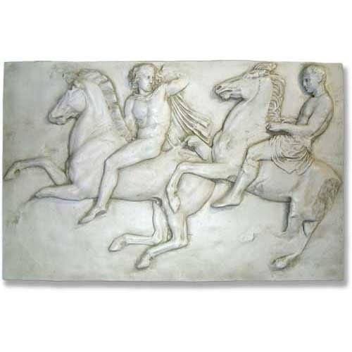 Two Horseman Garden Statue (42 - Inch)