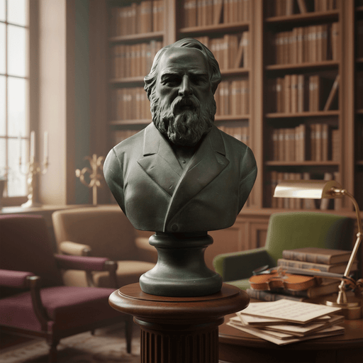 Ulysses S Grant Bust Display Decor (12-Inch)