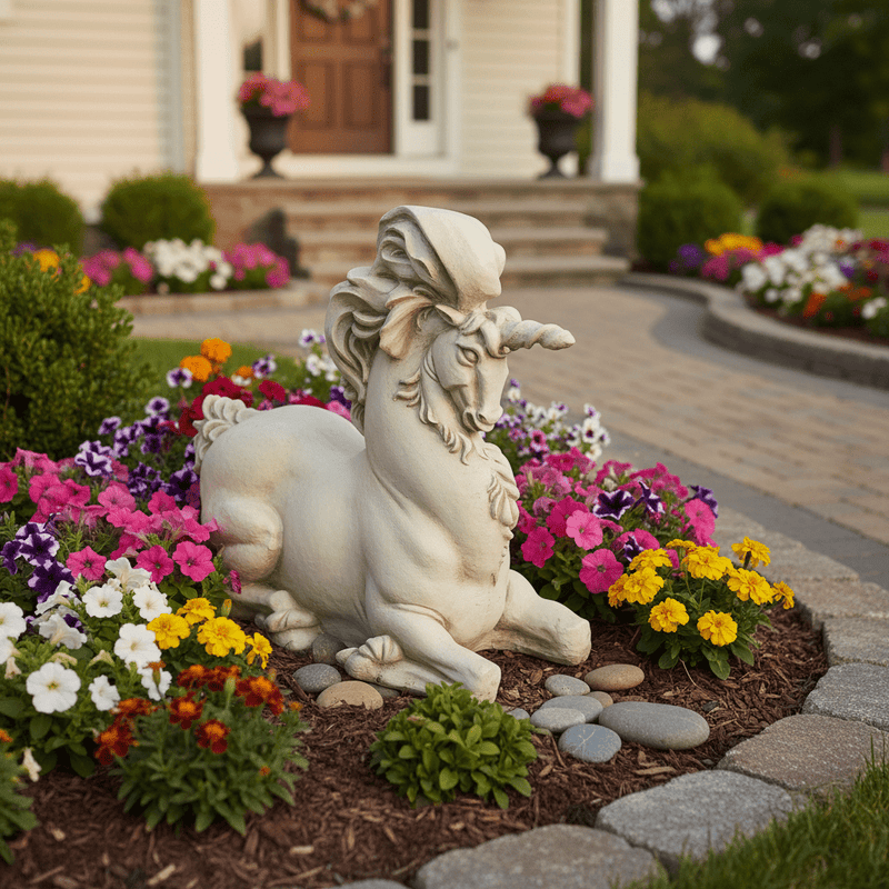 Unicorn Garden Statue (18-Inch)