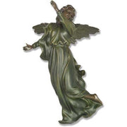 Uplifting Angel with Wings Outdoor Statue (20 - Inch)
