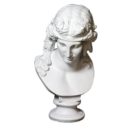 Vatican Lion Bust Display Decor (29 - Inch) Side View
