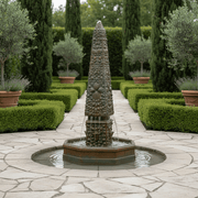 Venetian Garden Fountain (74 - Inch) Side Angle