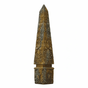Venetian Obelisk Outdoor Statue (72 - Inch) Side View