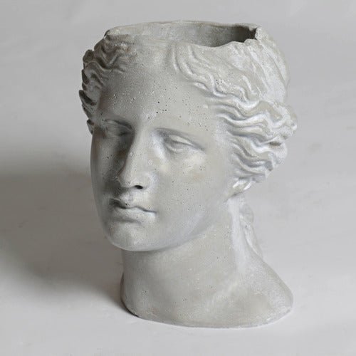 Venus Head Planter Bust Display Decor (13.5 - Inch)