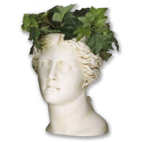 Venus Head Planter Bust Display Decor (13.5-Inch)