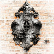 Victorian Crest Outdoor Plaque (29.0 - Inch) Additional Angle