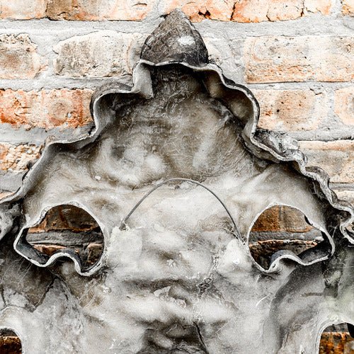 Victorian Crest Outdoor Plaque (29.0 - Inch) Different Angle