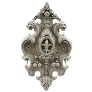 Victorian Crest Outdoor Plaque (29.0 - Inch) Other Angle