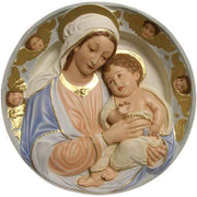 Virgin Mary Madonna and Child Catholic Plaque (28.0 - Inch)