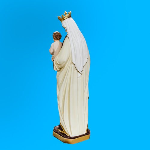 Virgin Mary with Child Statue (65 - Inch) Different Angle