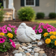 Visiting Sparrow Statue (4.5 - Inch) Side Angle