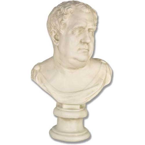 Vitellius Bust Display Decor (23-Inch)