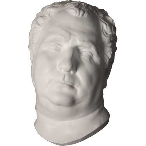 Vitellius Mask Bust Display Decor (12-Inch)
