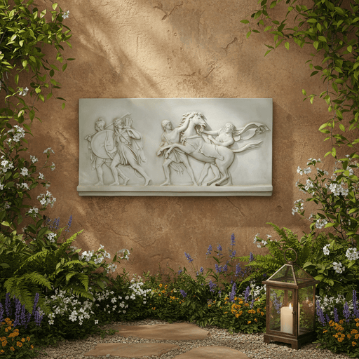 Warriors Slaves Garden Statue (24-Inch)