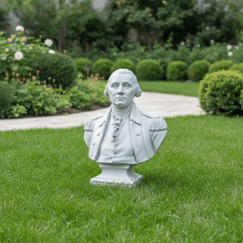 Washington Bust Display Decor (29 - Inch) Side Angle