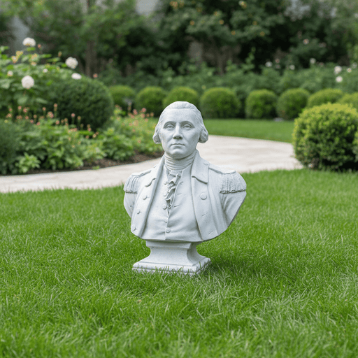 Washington Bust Display Decor (29 - Inch) Side Angle