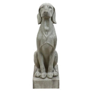 Watchful Dog Garden Statue (29 - Inch) Angled View
