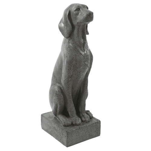 Watchful Dog Garden Statue (29 - Inch) Other Angle