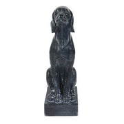 Watchful Dog Garden Statue (29 - Inch) Side View