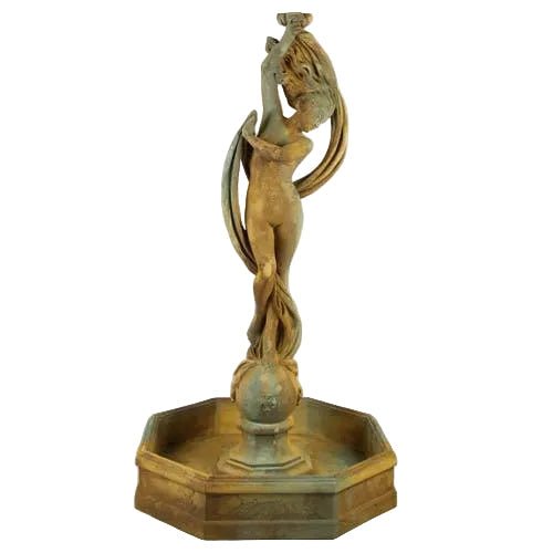 Water Venus Fountain with Bowl (70 - Inch) Side View