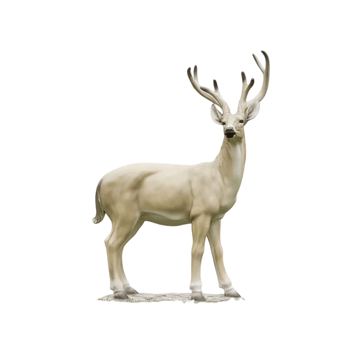 White Tail Deer Garden Statue (64 - Inch) Side View