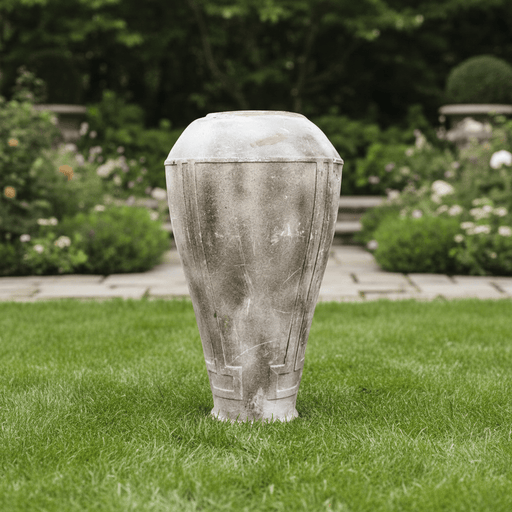 Wide Top Theatrical Jar Statue (48 - Inch) Side Angle