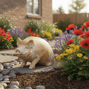 Wilber Pig Garden Statue (8-Inch)