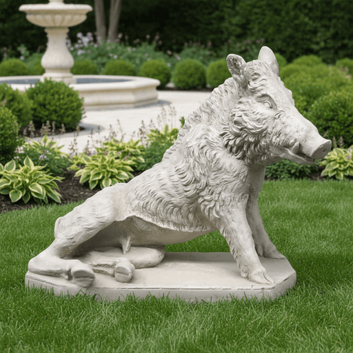 Wild Boar Garden Statue (21-Inch)