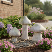 Wild Mushroom Statue (14 - Inch) Side Angle