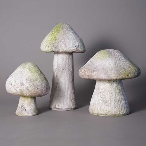 Wild Mushroom Statue (8 - Inch) Different Angle