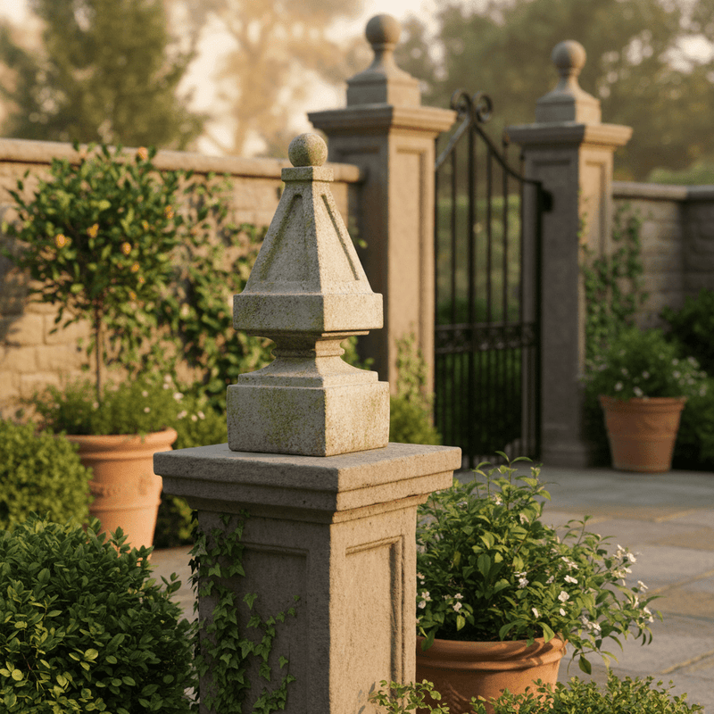 Wilson Garden Statue (20 - Inch) Side Angle