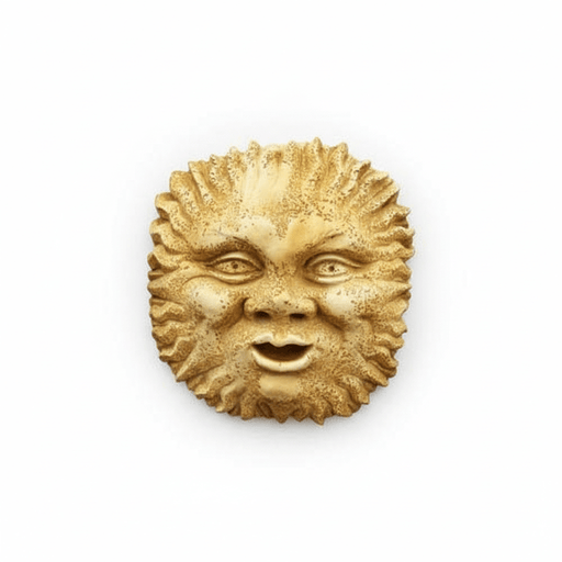 Wind and Sun Garden Plaque (19.0 - Inch) Side View