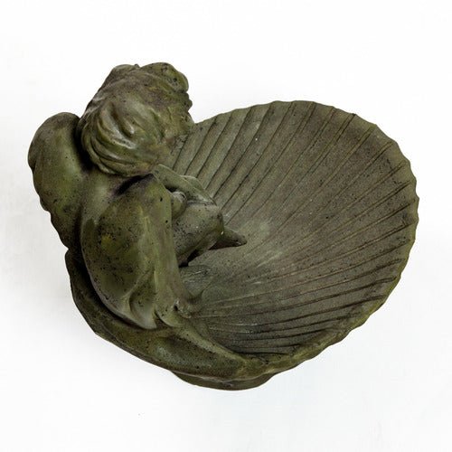 Winged cherub Outdoor Statue (17 - Inch)