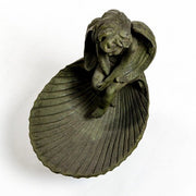 Winged cherub Outdoor Statue (17 - Inch) Additional Angle