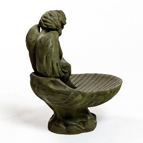 Winged cherub Outdoor Statue (17 - Inch) Other Angle