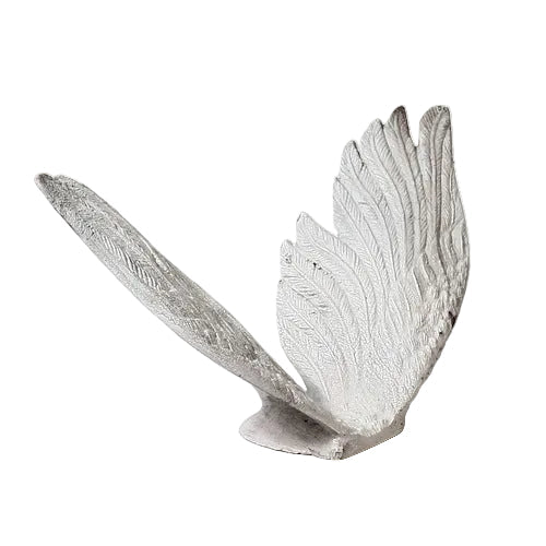 Wings Garden Statue (10 - Inch) Side View
