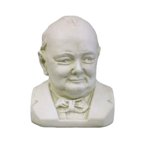 Winston Churchill Bust Display Decor (7-Inch)