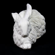 Winter Rabbit Garden Statue (8 - Inch) Different Angle