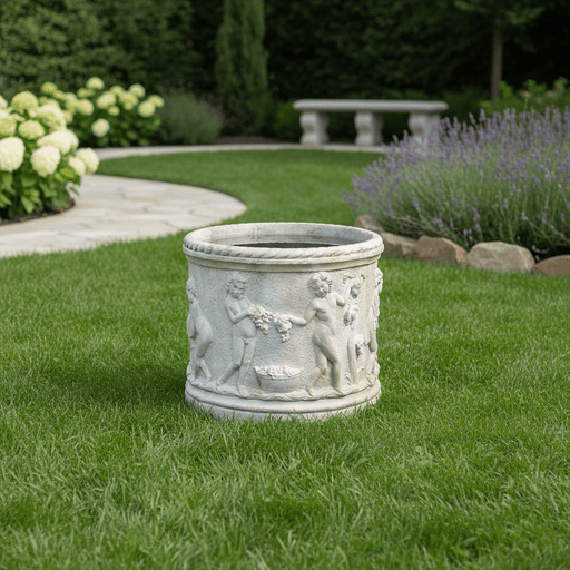 Wishing Well Statue (29 - Inch) Side Angle