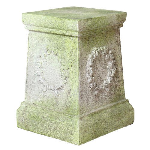 Wreath Pedestal Statue (18 - Inch) Side View