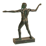 Zeus Throwing Thunder Bolts Statue (22 - Inch) Side Angle