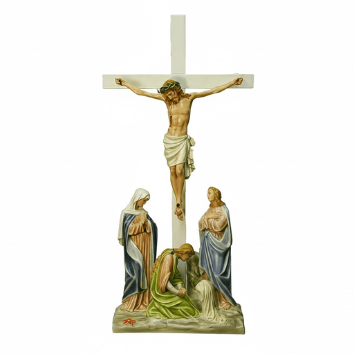 Jesus Crucifixion Station 12 Catholic Statue (50 - Inch) - Bella Statues
