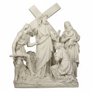 Jesus Speaks to the Woman Outdoor Catholic Statue (58 - Inch) - Bella Statues